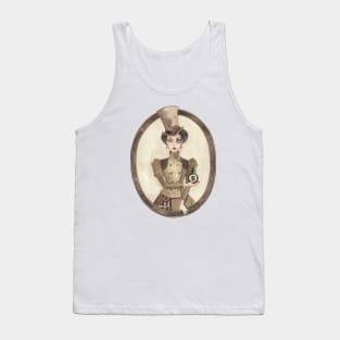 Steampunk lady Tank Top